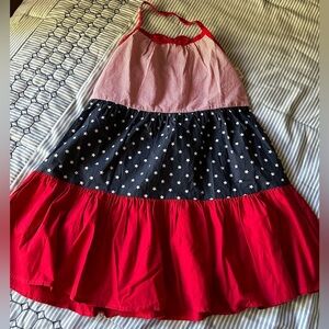 4th of July Gymboree girls, red white & blue dress NWT Size 10